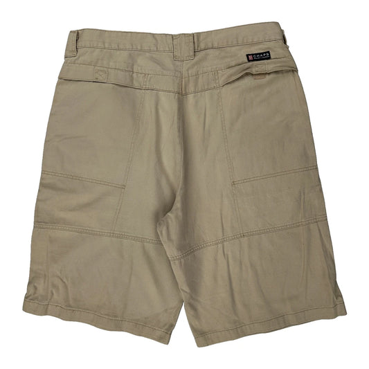 Chaps Ralph Lauren Cargo Shorts - 36W 9L Beige Cotton