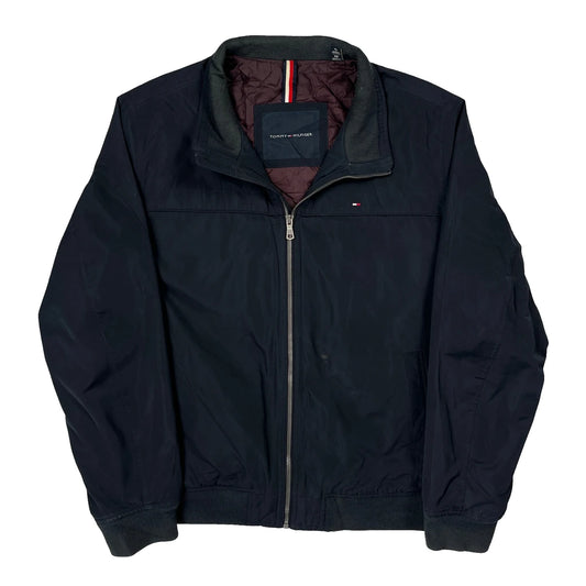 Vintage Tommy Hilfiger Harrington Jacket - XL Black Polyester