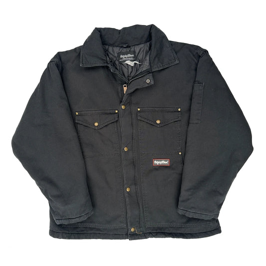 Vintage Refrigiwear Jacket - XL Black Cotton