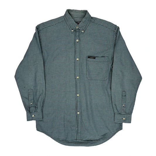 Vintage Ralph Lauren Checked Shirt - Small Green Cotton