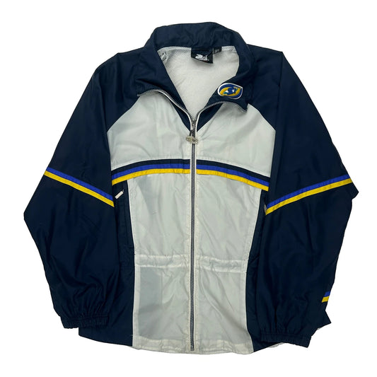 Starter Striped Windbreaker - Medium Yellow Polyester