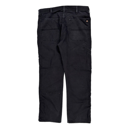 Dickies Carpenter Trousers - 34W 31L Black Cotton