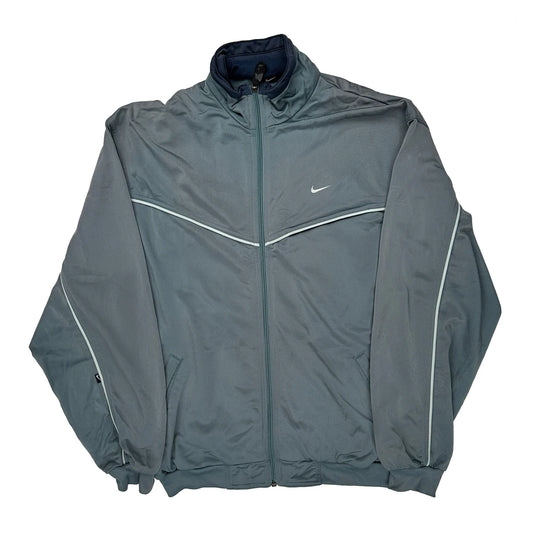 Nike Track Jacket - XL Grey Polyester