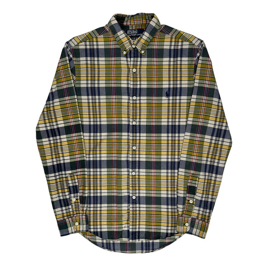 Polo By Ralph Lauren Slim Fit Shirt - Medium Multicoloured Cotton