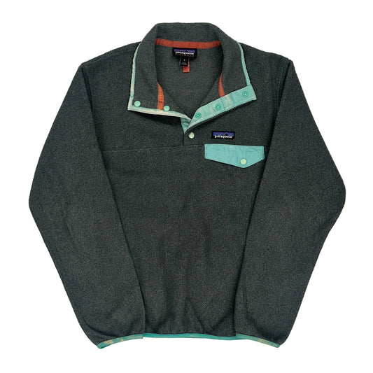 Patagonia Synchilla Snap T Fleece - Small Grey Polyester