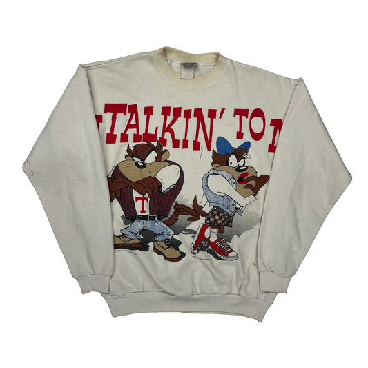 Looney Tunes Cartoon Sweatshirt - Large Multicoloured Cotton
