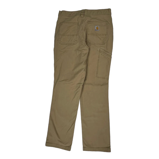 Carhartt Trousers - 30W 32L Beige Cotton