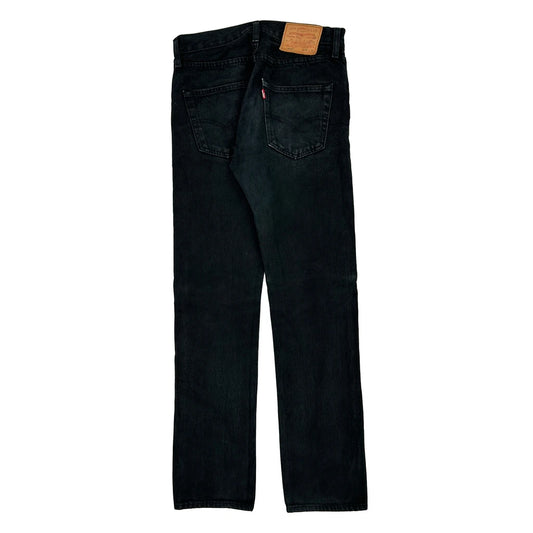 Levis Jeans - 28W UK 8 Black Cotton