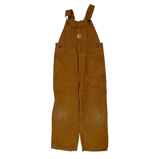 Age 4 Carhartt Dungarees - XS Brown Cotton