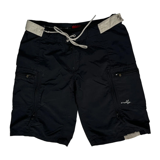 Vintage Oakley Cargo Shorts - Smallw 10L Black Polyester