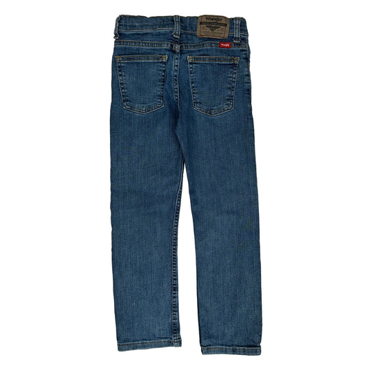 Age 7 Wrangler Slim Jeans - Small Light Wash Cotton