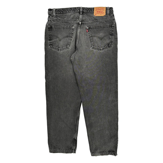 Levis 550 Jeans - 37W 32L Grey Cotton