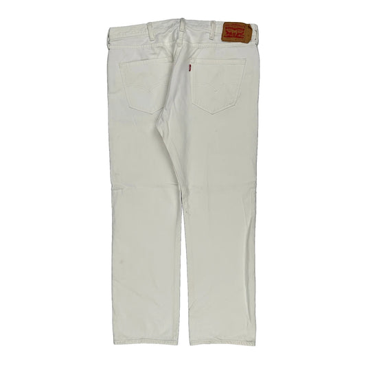 Levis Jeans - 38W 30L White Cotton