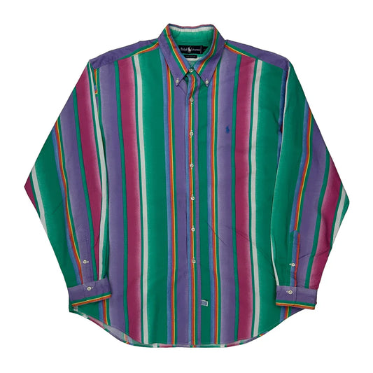 Ralph Lauren Striped Shirt - XL Multicoloured Cotton