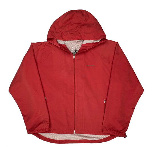 Reebok Windbreaker - XL Red Polyester