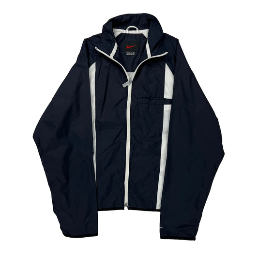 Nike Windbreaker - Small Navy Polyester