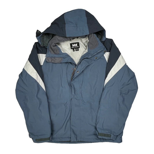 Helly Hansen Ski Jacket - Large Blue Polyester