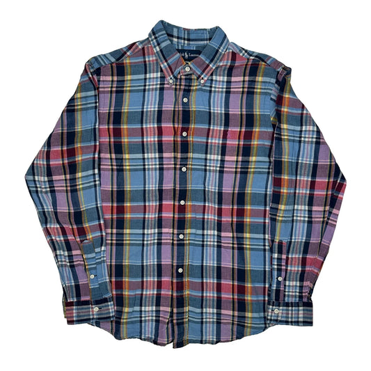 Ralph Lauren Checked Shirt - Large Multicoloured Cotton