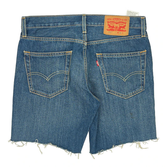 511 Levis Denim Shorts - 32W 8L Blue Cotton