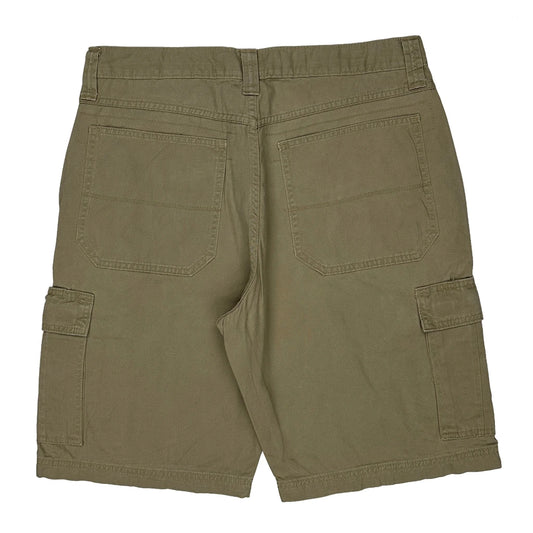 Wrangler Cargo Shorts - 33W 10L Khaki Cotton