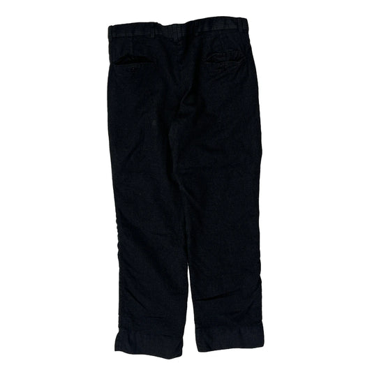 Burberry London Trousers - 28W 26L Black Corduroy