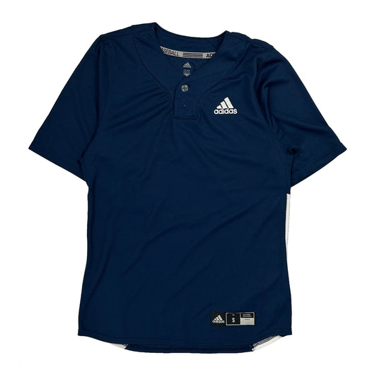 Baseball Adidas Football Shirt - Small Blue Polyester