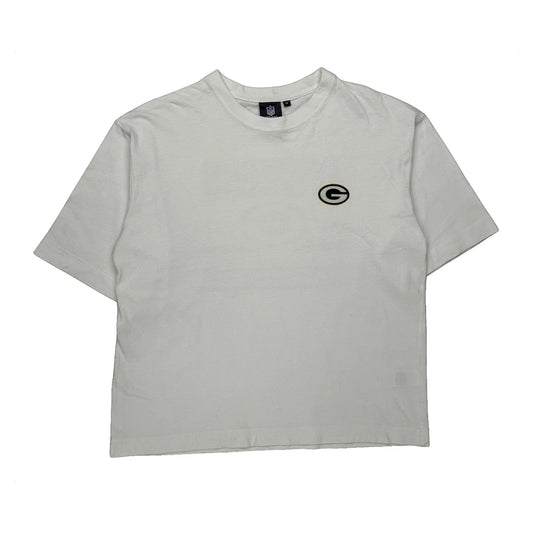Green Bay Packers Nfl T-Shirt - Medium White Cotton