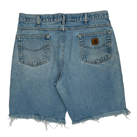 Carhartt Denim Shorts - 36W 9L Light Wash Denim