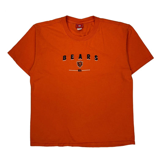 Vintage Bears Nfl T-Shirt - Large Orange Cotton