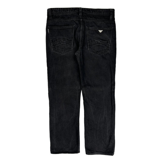 Emporio Armani Jeans - 37W 31L Black Denim