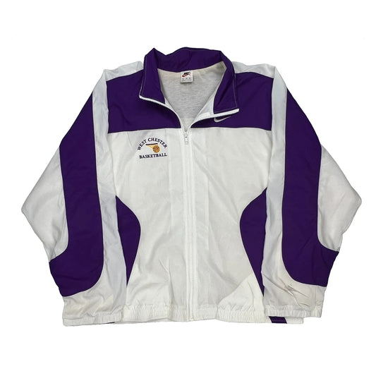 West Chester Basketball Nike College Track Jacket - XL White Polyester