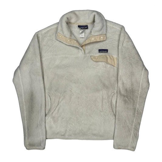 Patagonia Fleece - Large Cream Polyester