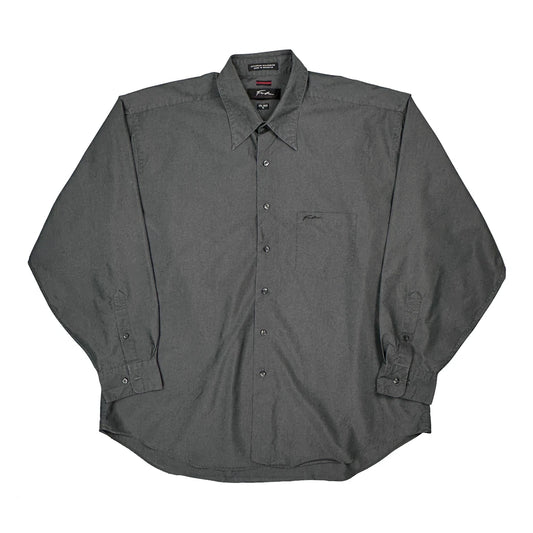 The Collection Fubu Shirt - XL Grey Cotton Blend