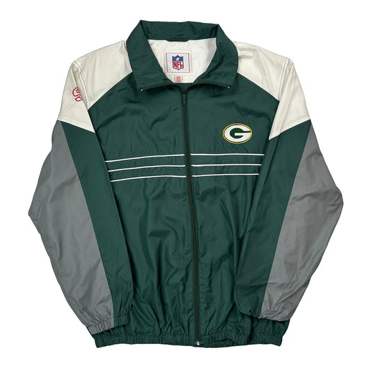 Green Bay Packers Nfl Football Windbreaker - XL Green Polyester