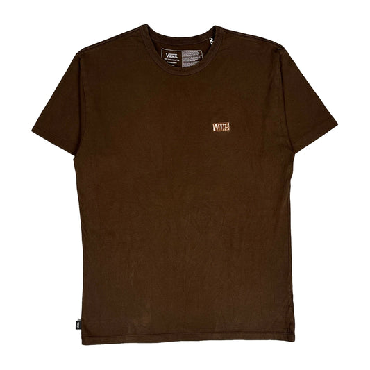 Vintage Vans Graphic T-Shirt - Medium Brown Cotton