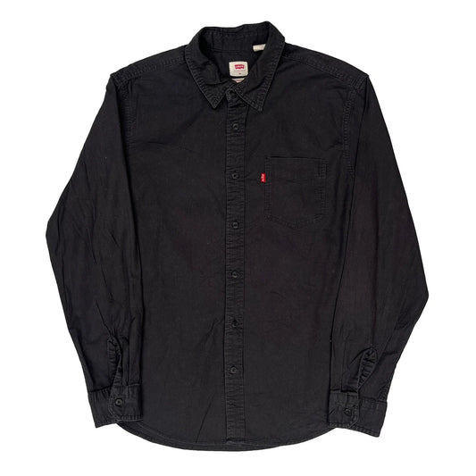 Levis Shirt - Medium Black Cotton