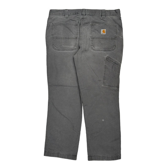 Carhartt Carpenter Trousers - 36W 30L Grey Cotton