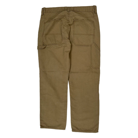 Blue Mountain Carpenter Trousers - 34W 30L Brown Cotton
