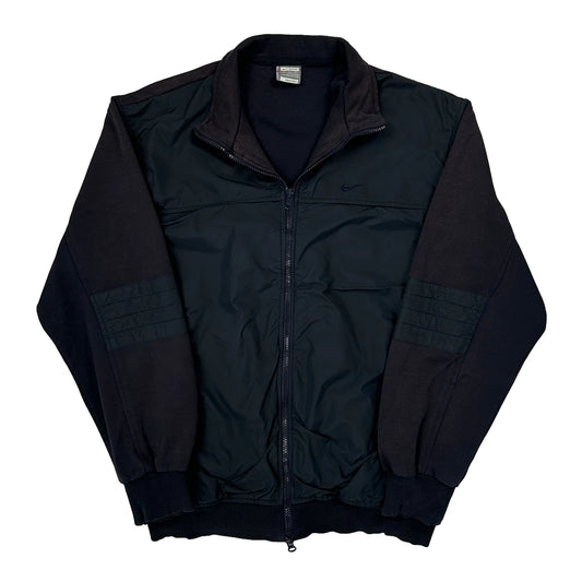 Nike Track Jacket - 3XL Black Polyester