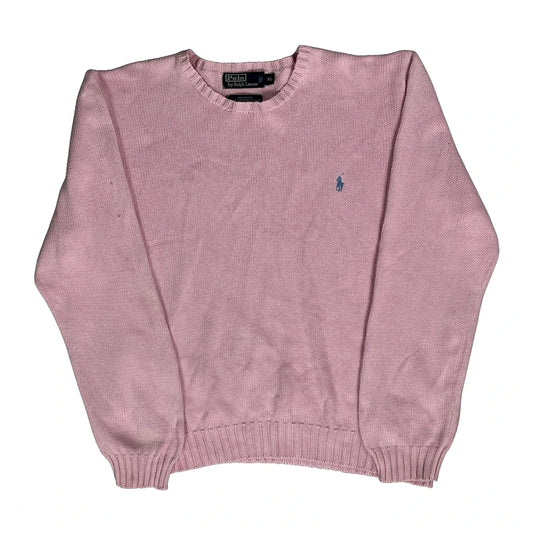 Polo By Ralph Lauren Jumper - XL Pink Cotton