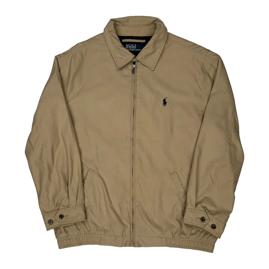Polo By Ralph Lauren Harrington Jacket - Large Beige Cotton