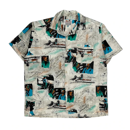 Sunlight Short Sleeve Shirt - Large Multicoloured Cotton