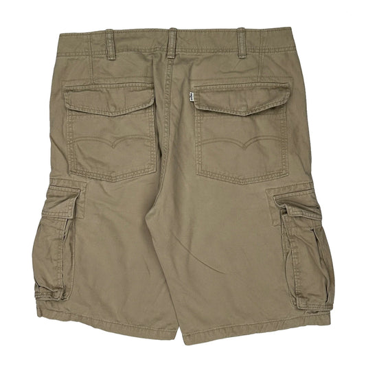 Levis Cargo Shorts - 36W 11L Khaki Cotton