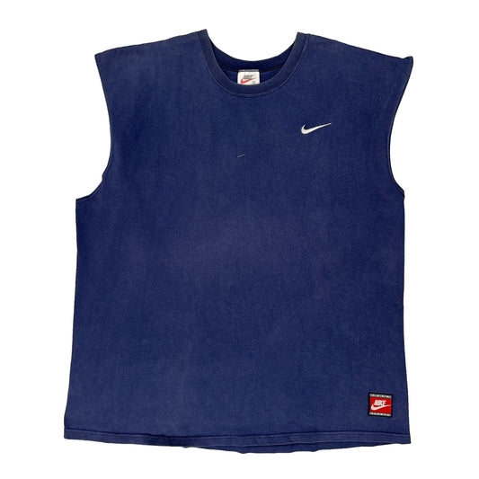Made In USA Nike Vest - XL Blue Cotton