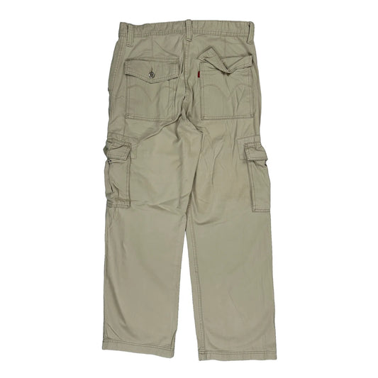 Levis Cargo Trousers - 32W 30L Beige Cotton