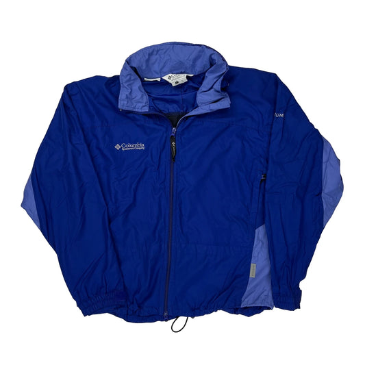 Columbia Windbreaker - Large Blue Nylon