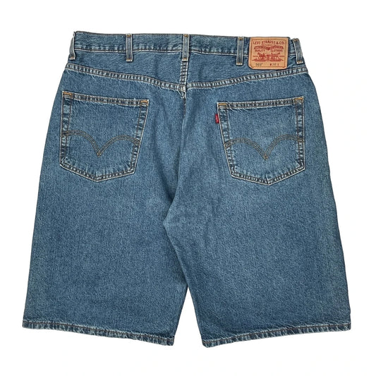 Levis Denim Shorts - 38W 11L Blue Cotton