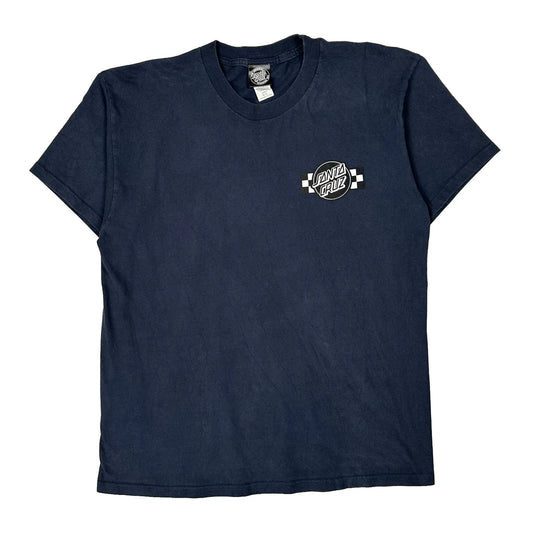Santa Cruz T-Shirt - Large Navy Cotton