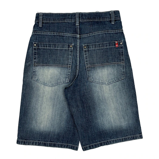Vintage Southpole Baggy Denim Shorts - 32W 12L Blue Denim
