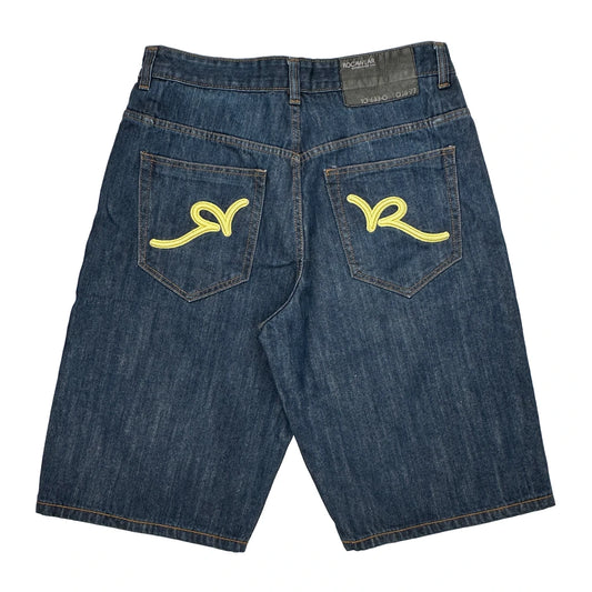 Rocawear Denim Shorts - 36W 12L Blue Denim